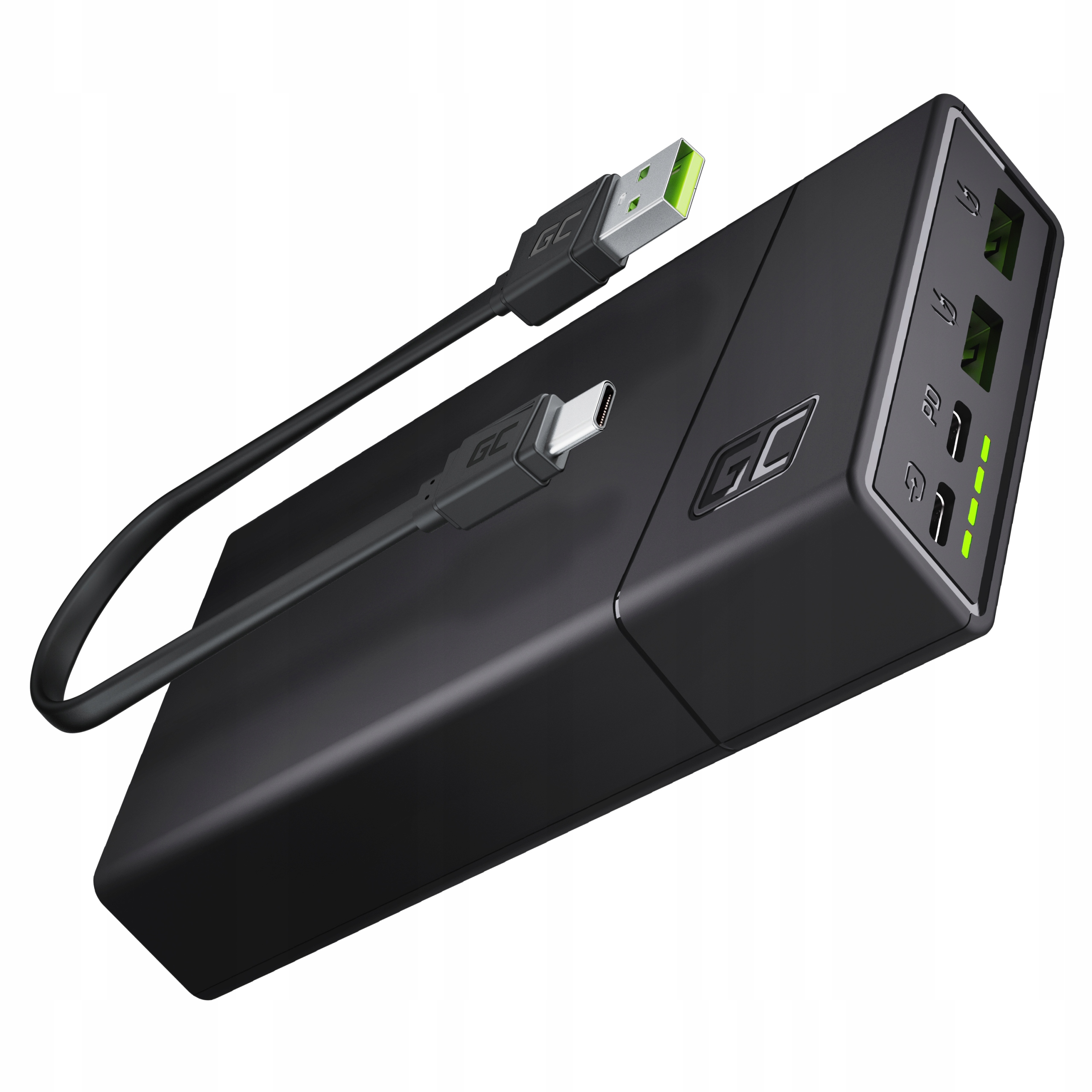 Powerbanka Green cell 20000 mAh czarny